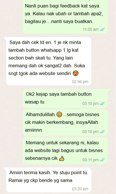 Buat website | Buat website,web design,servis website,website murah,servis run ads | Home | testimoni website 3