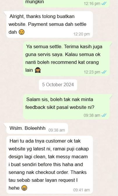 Buat website | Buat website,web design,servis website,website murah,servis run ads | Home | testimoni website 4