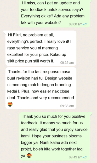 Buat website | Buat website,web design,servis website,website murah,servis run ads | Home | testimoni website 6